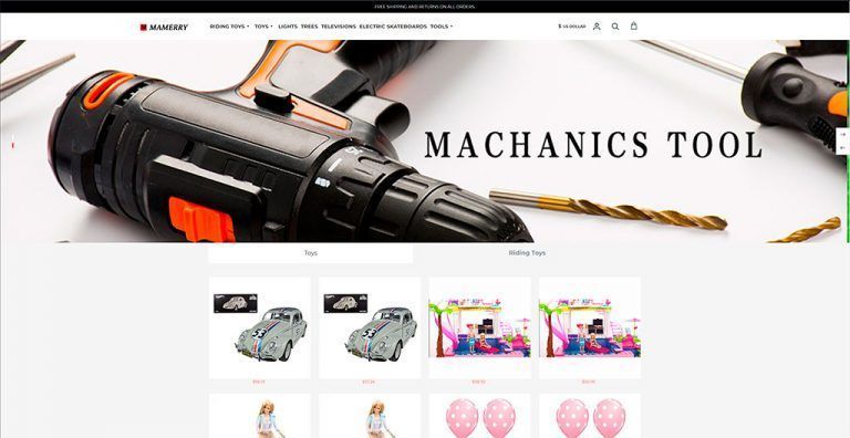 mamerry.com fake multi-product online shop