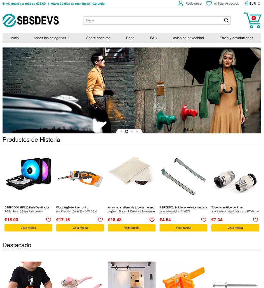 Sbsdevs.com Tienda Online Dudosa Multiproducto