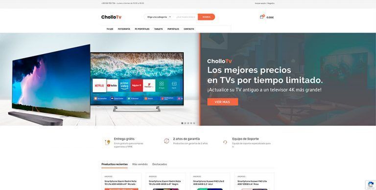 chollotv.es tienda online electrónica