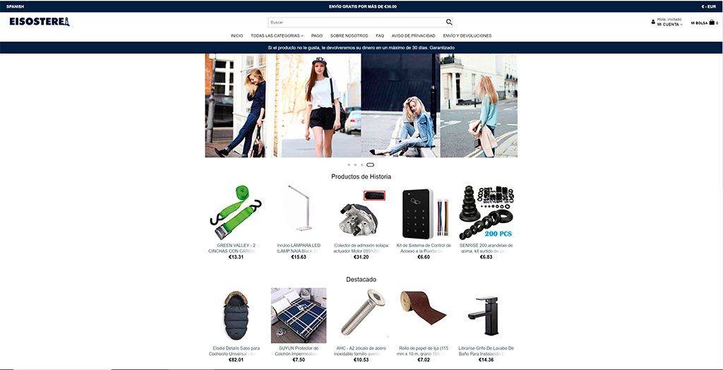 Eisostere.com Tienda Online Dudosa Multiproducto