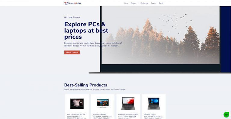 offersbitoffer.com questionable online store of computer products