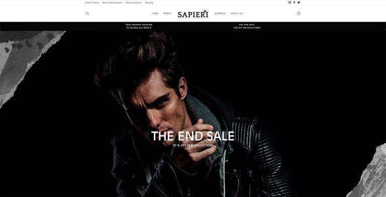 sapieri.com fake leather goods online shop