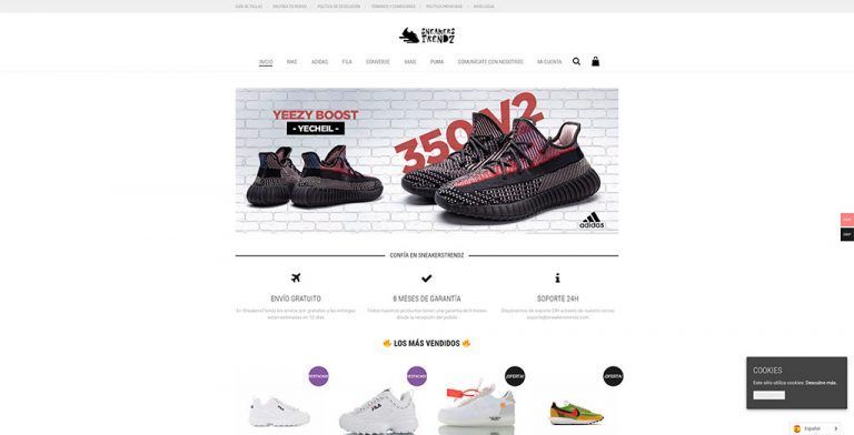 sneakerstrendz.com fake sneakers online shop
