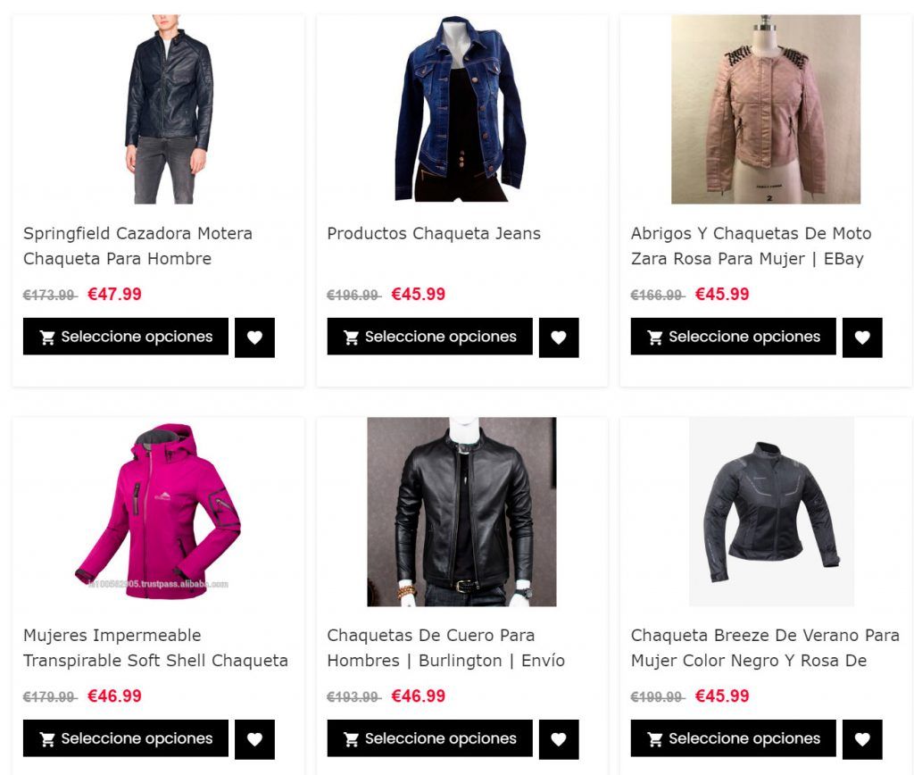 Spanishtutor.es Fake Online Fashion Shop