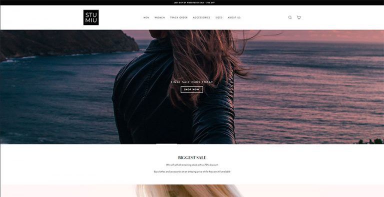 stumiu.com fake leather jacket online shop