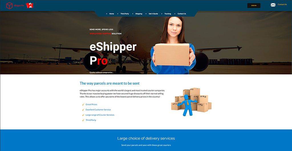 Eshipperpro.com Servicio Falso Paqueteria
