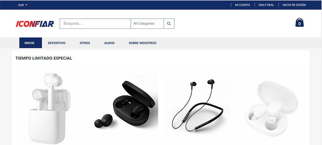 Iconfiar.com Tienda Online Dudosa Articulos Electronicos