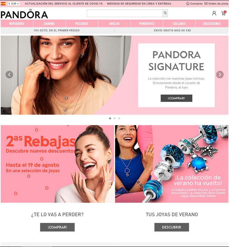 joyeriamx.online fake jewellery shop Pandora