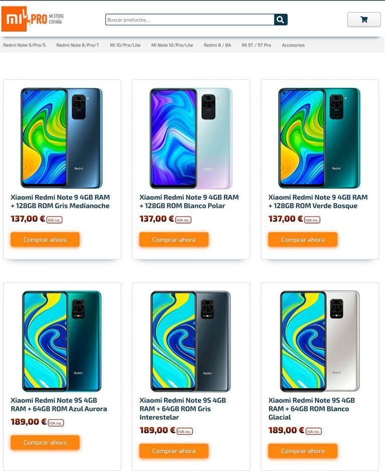 mipro.shop questionable online store Smartphones Xiaomi