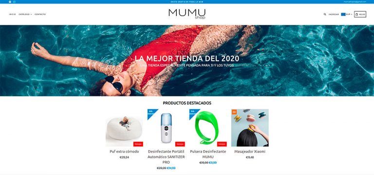 mumushop.es fake multi-product online shop