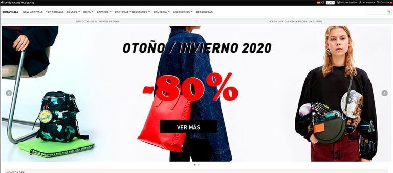 sacosbaratos.online shop fake Bimba y Lola