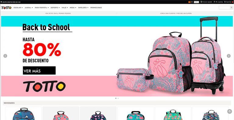 tottomochila.co questionable online store Totto