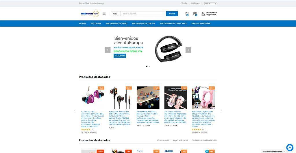 Ventaeuropa.com Tienda Online Dudosa Multiproducto