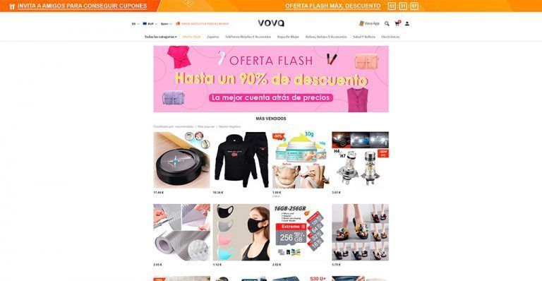 vova.com fake multi-product online shop