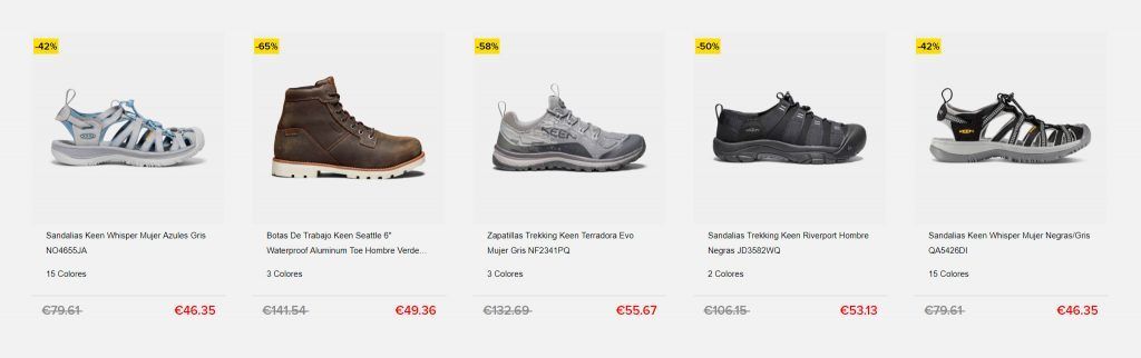 Zapatoskeen.com Tienda Online Dudosa