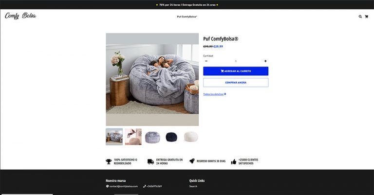 comfy-bolsa.net online shop fake giant puff