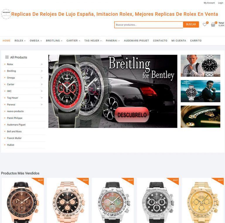 esreplicasrelojes.es online shop fake watches