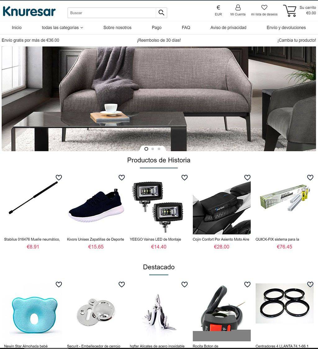 Knuresarp.xyz Tienda Online Dudosa Multiproducto