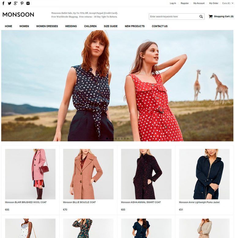 monsoondressale.com online shop fake fashion woman MonSoon