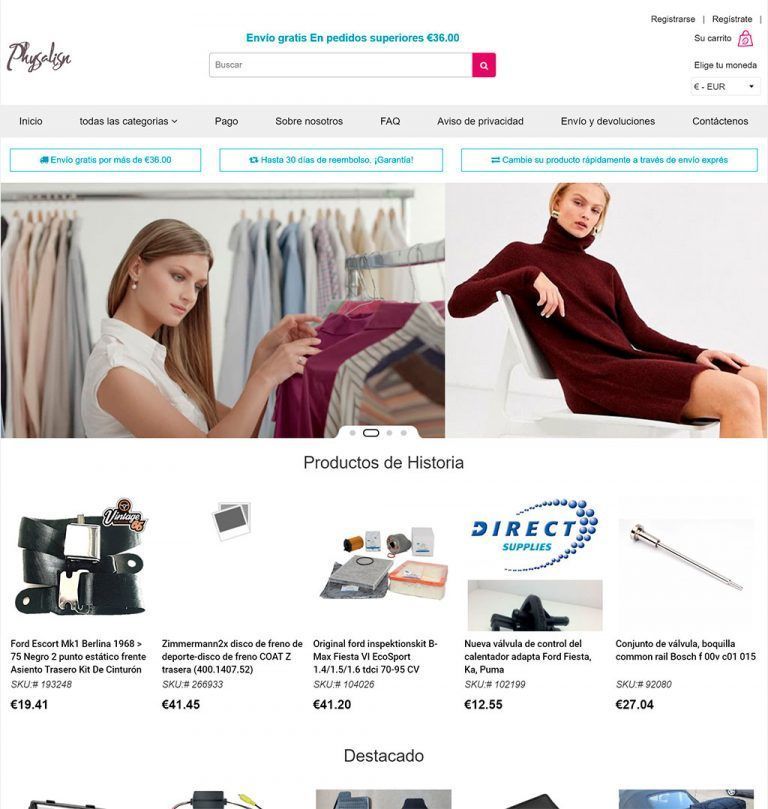 physalisn.com fake multi-product online shop