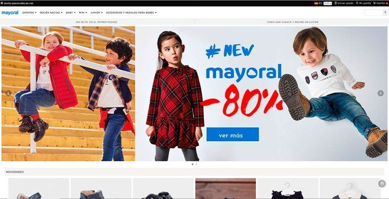 ropaninas.online false clothes online shop Mayoral