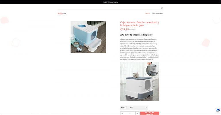 taskia-store.com online shop fake cat litter box