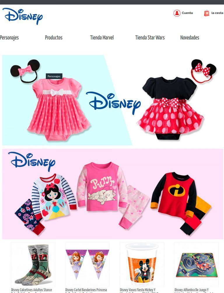 disney-es.com questionable online store Disney products