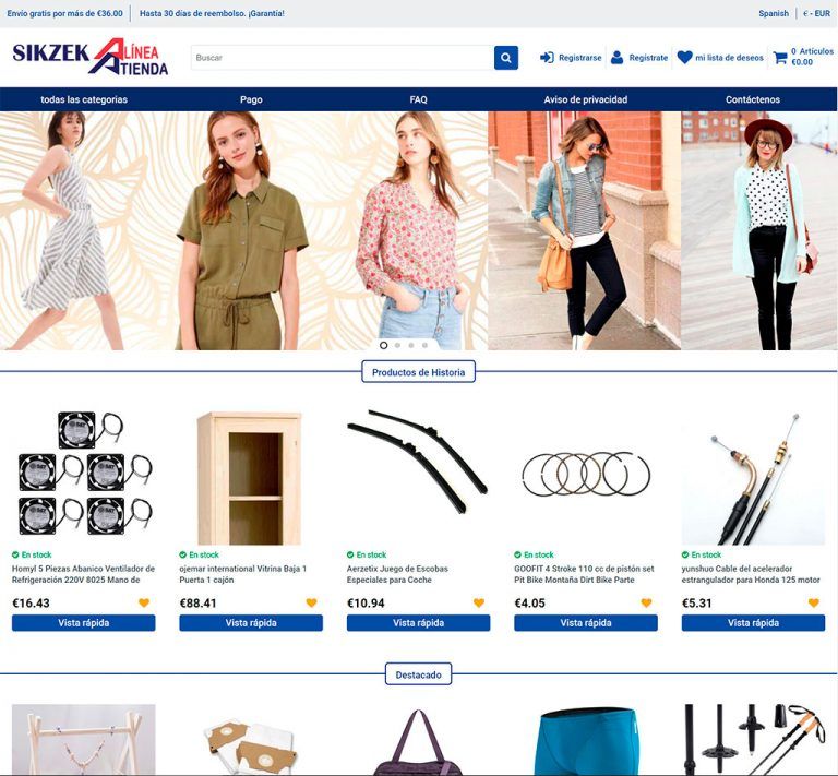 sikzeker.com fake multi-product online shop