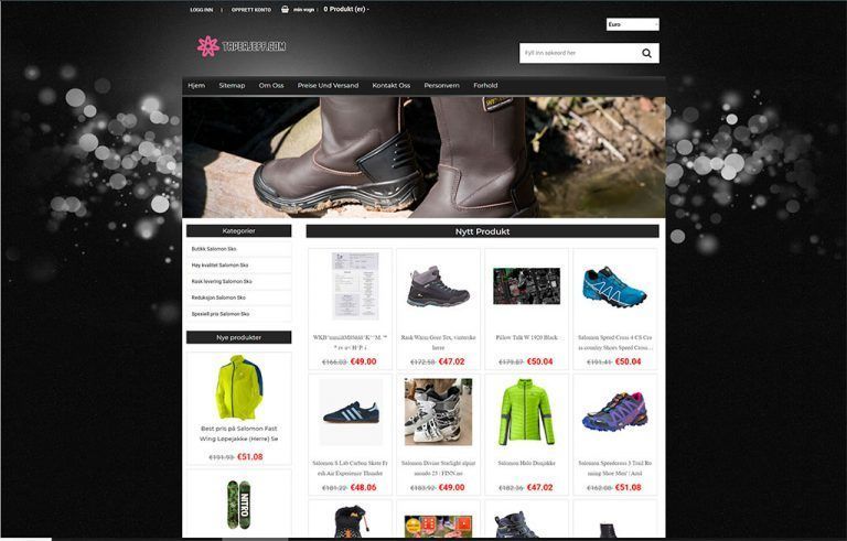 taperjeff.com questionable online store Salomon products