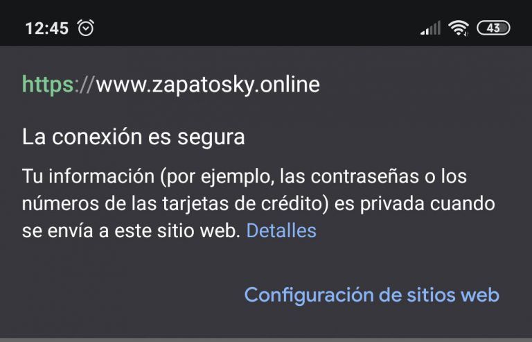 zapatosky.online tienda dudosa de calzado