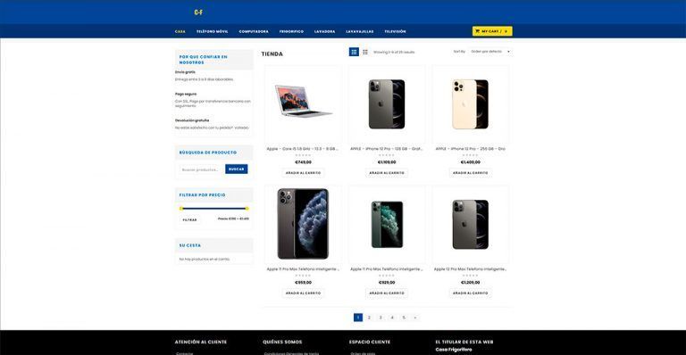 casa-frigorifero.store questionable online store technology