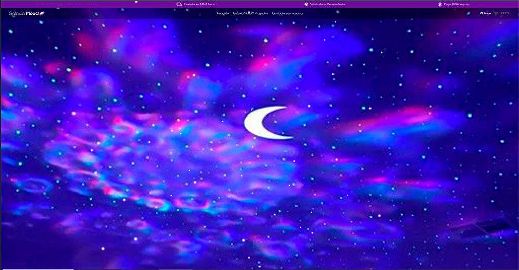 Galaxiamood.com Tienda Online Dudosa Proyector Galaxias