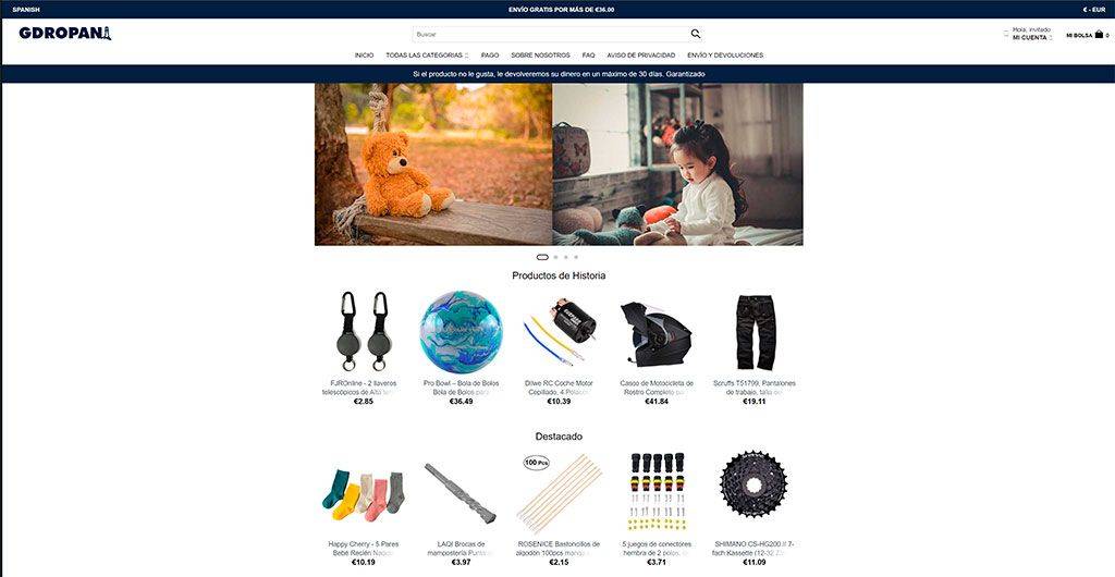 Gdropandgo.com Tienda Online Dudosa Multiproducto