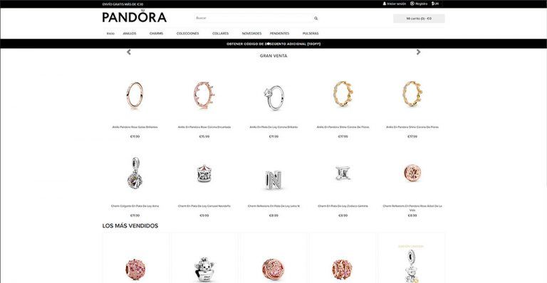pandores.online fake jewellery shop Pandora