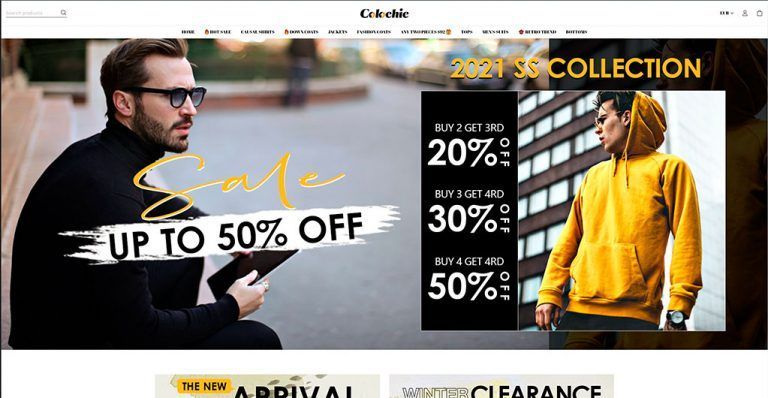 colochic.com online shop fake men’s fashion
