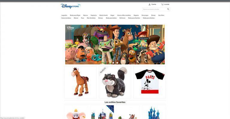 disneytienda.com questionable online store Disney products
