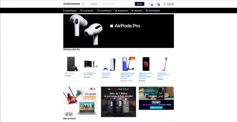 elektomarkts.com questionable online store for electronic products