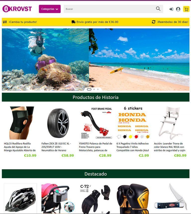 okrovster.com fake multi-product online shop
