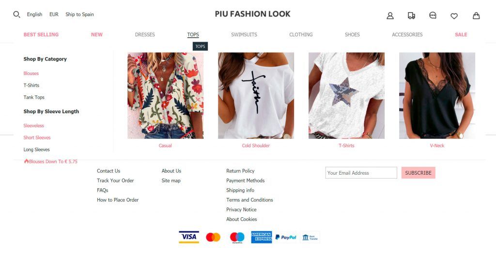 Piufashionlook.com Tienda Online Dudosa