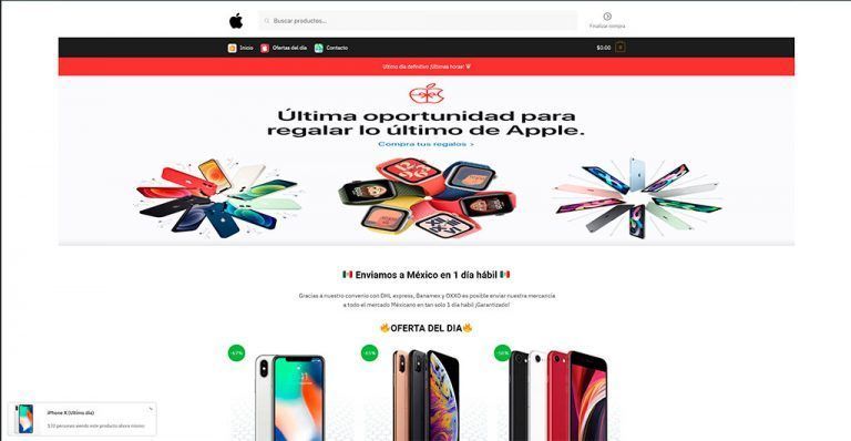 proveedoresdecv.com questionable online store Apple