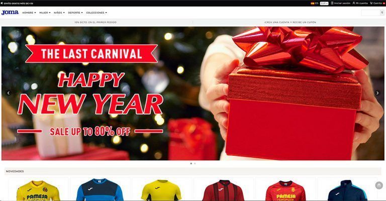 roparoutlet.com questionable online store for Joma products