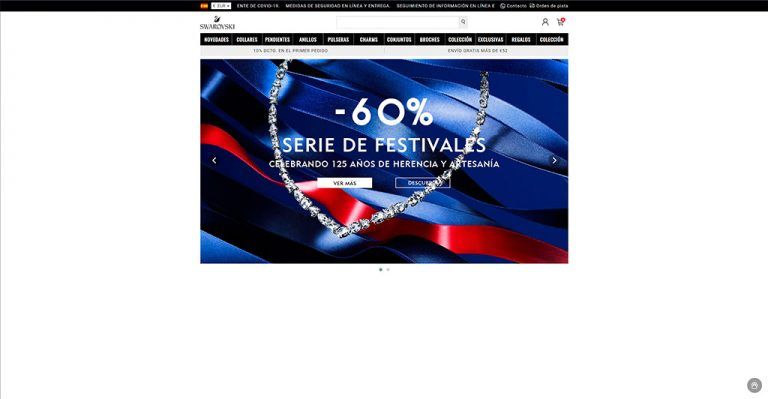 rovskies.com questionable online store for Swarovski products