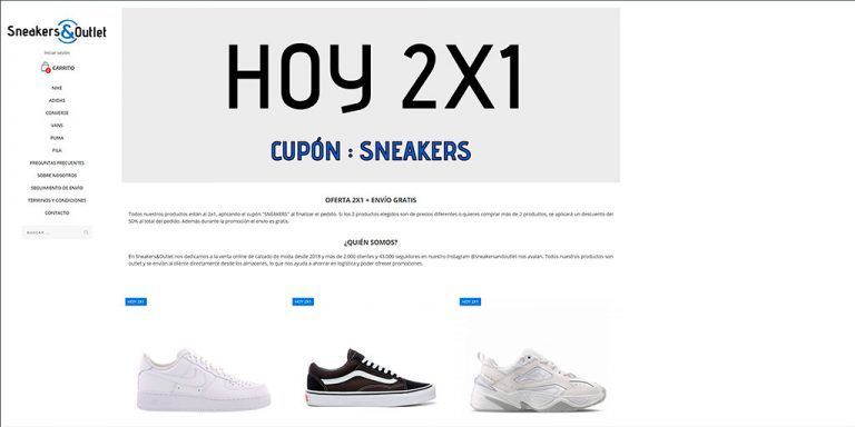 sneakersandoutlet.com questionable online store of Sneakers