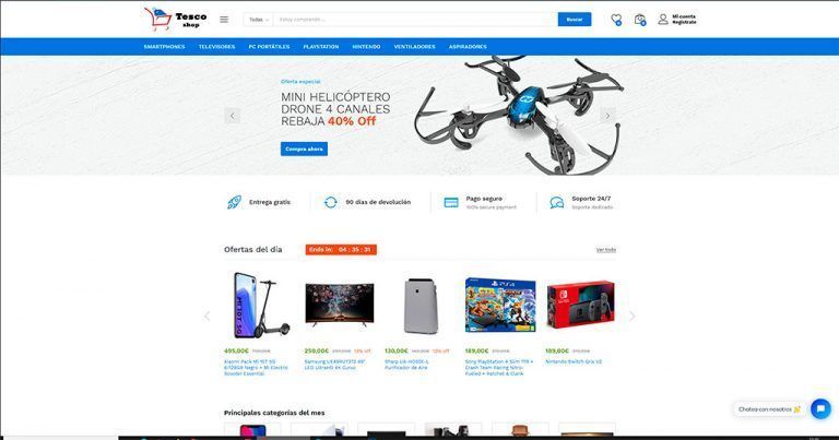 tesco-shop.com fake electronic products online shop