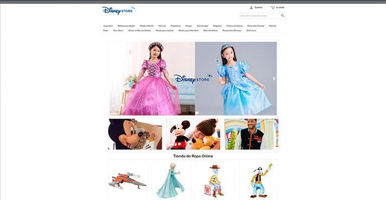 tienda-disney.com questionable online store Disney toys and costumes