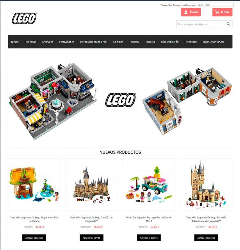 tienda-juguetes.com fake Lego products online shop