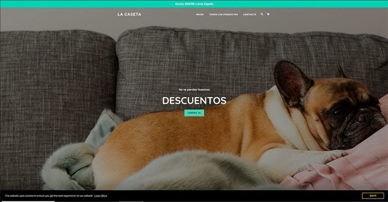 tiendalacaseta.com fake online pet products shop
