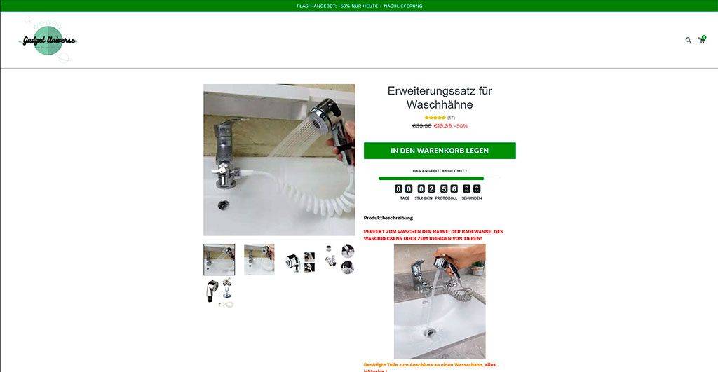 Uni Gadget.net Tienda Online Dudosa Grifo Magico