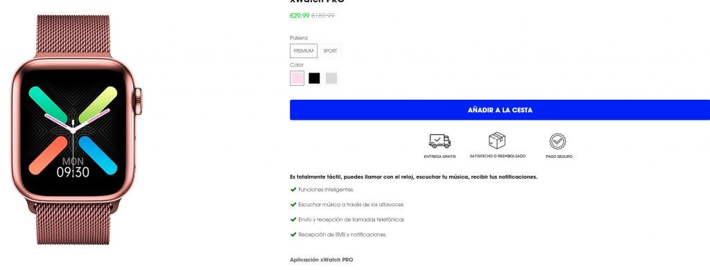 Xwatchespana.com Tienda Online Dudosa
