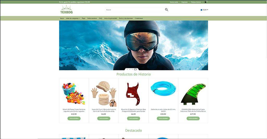 Texbdg.com Tienda Online Dudosa Multiproducto